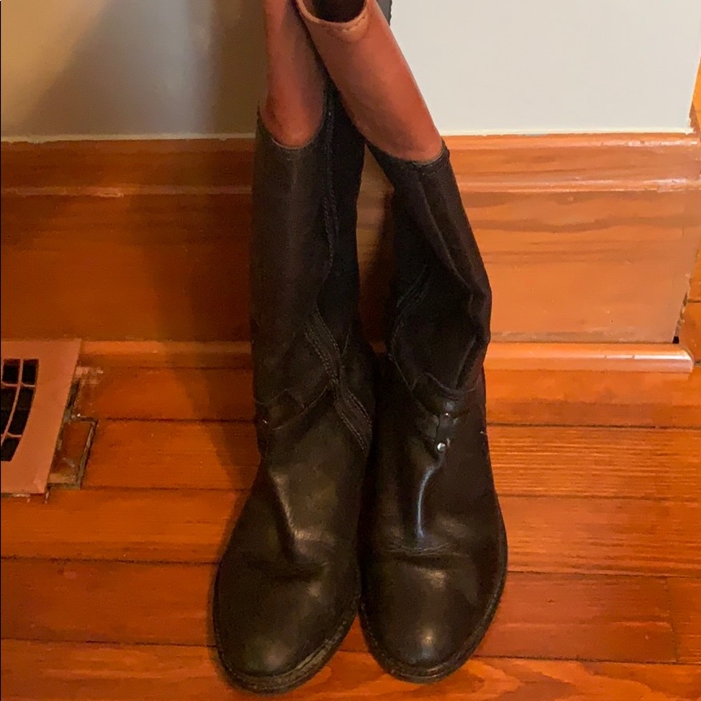 Two toned leather Gianni bini boots
